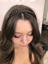 Braided Headband - Fishtail - Grace - Darkest Chocolate Brown