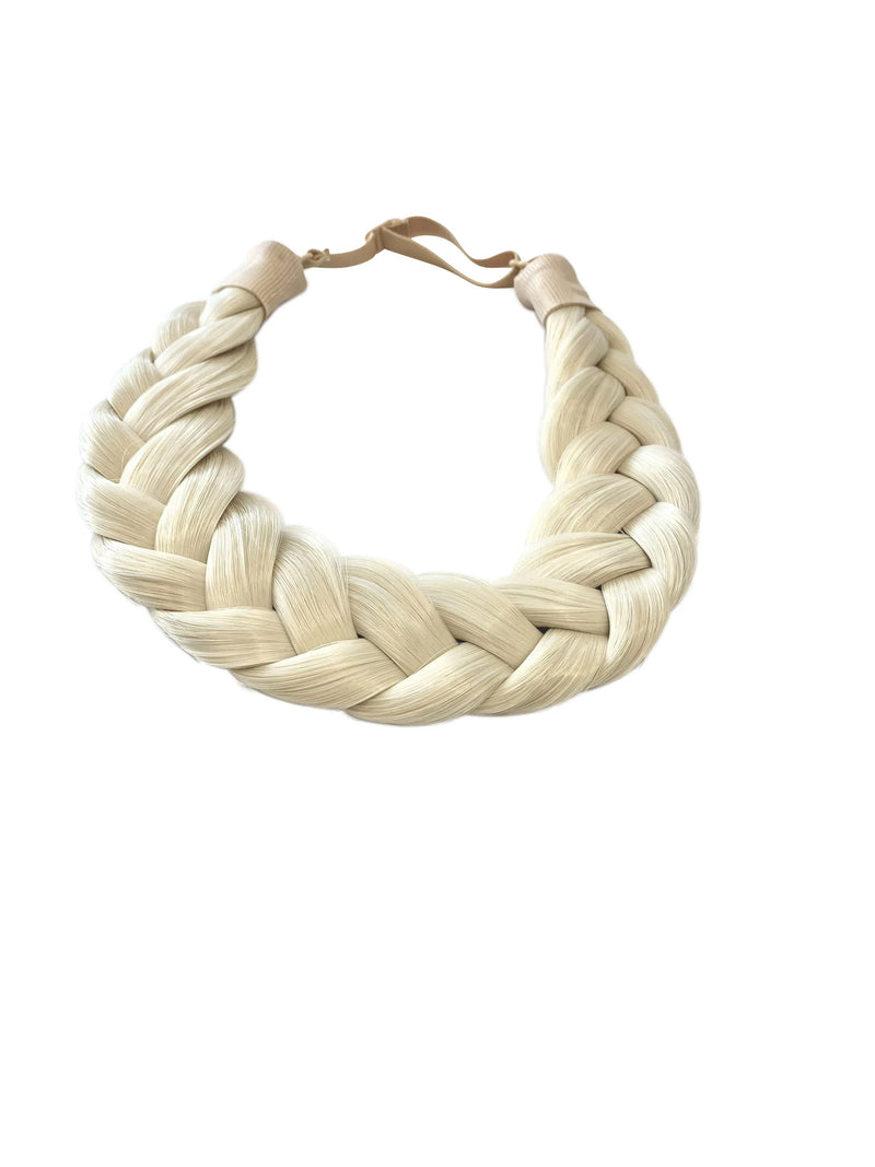 Braided Headband - 4 Strand - Mae- Lightest Blonde