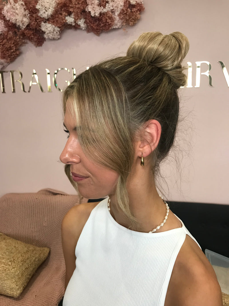 Pony Tail - Harlow - Warm copper blonde with creamy highlights