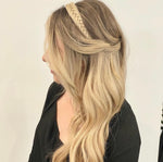 Braided Headband - Fishtail - Victoria - Light Golden Blonde